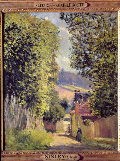 A Road in Louveciennes, 1883 by Alfred Sisley